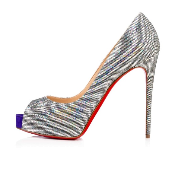 Christian Louboutin Shoes - Christian Louboutin Disco Silver Sz 39